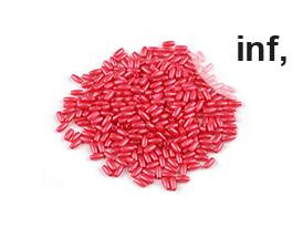 Perline imitazione plastica, Glance, dimensioni: 3 x 6 mm, colore: riso