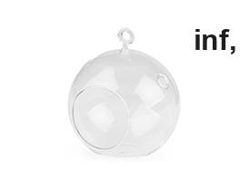 Palla decorativa / sfera di vetro, dimensioni: Ø 12 cm
