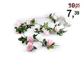 Ghirlanda di fiori artificiali, motivo: rosa