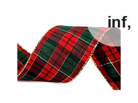 Nastro a scacchi, con lurex, larghezza: 38 mm