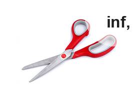 Forbici da sarto, seghettate, Marlen, lunghezza: 21 cm