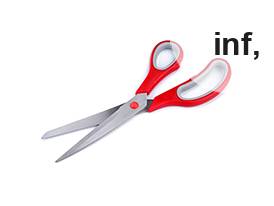 Forbici da sarto, seghettate, Marlen, lunghezza: 25 cm