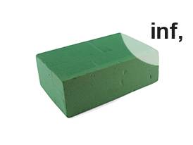 Schiuma floreale, Florex, dimensioni: 7 x 10 x 20 cm