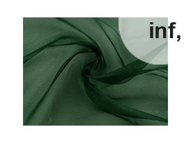 Organza decorativa con elementi di lucentezza