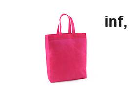 Borsa da shopping, “tote bag”, riutilizzabile, realizzata in tessuto non tessuto, dimensioni: 30 x 37 cm
