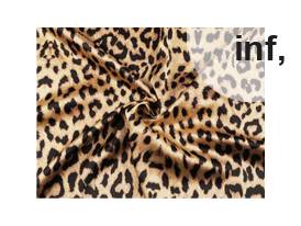 Elastico satinato, con motivo animalier