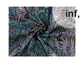 Tessuto jacquard, per abbigliamento e decorazione