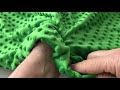 Tessuto SAN Minky Plush 3D, a pois