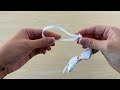 Papillon in raso folcloristico, fatto a mano, lunghezza: 12 cm