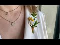 Mini-calla artificiale, in schiuma, su filo