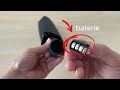 Ombrello pieghevole, con luce LED nel manico