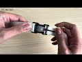 Fibbia in plastica magnetica, larghezza: 20 mm