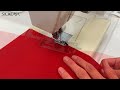 Piedino per orlo, in metallo, overlock, punto dritto