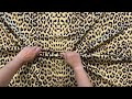 Elastico satinato, con motivo animalier