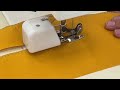 Piedino per macchina per cucire overlock, con taglio laterale