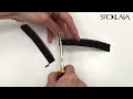 Set di fermacerniera/estremità di cerniere inferiori basse per la riparazione di cerniere in nylon o metallo