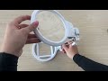 Lente di ingrandimento da tavolo, con luce LED, dimensioni: 15 x 19 x 25 cm