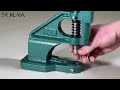 Pressa manuale per occhielli, occhielli, rivetti, borchie