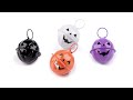 Campanellino, motivo: zucca di Halloween, dimensioni: Ø 24 mm