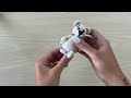 Gadget/scatola meccanica per realizzare giocattoli per bambini, meccanismo per camminata