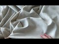 Tessuto di lino, con aggiunta di fibre naturali, per abbigliamento
