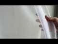 Drappeggio in voile / tessuto per tende velate con bordo zavorrato, larghezza: 276 cm