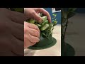 Base rotonda, per composizione floreale, in plastica, dimensioni: Ø 16,5 cm